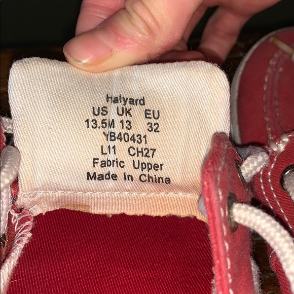 Sperry kids shoes red - Picture 5 of 6